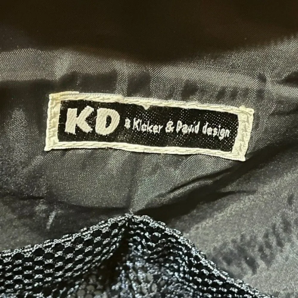 KD Kicker & David Design Navy Blue Diaper Bag Bottle Holder Multipurpose Tote